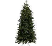 MondoViro Árbol de Navidad verde artificial de 240 cm de altura