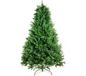MondoViro Árbol de navidad artificial verde de 210 cm de altura.