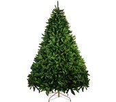 MondoViro Árbol de navidad artificial verde de 240 cm de altura.
