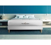 Royal palace bedding Somier blanco + colchón con espuma viscoelástica 120 x 190