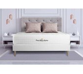 Royal palace bedding Somier blanco + colchón con espuma viscoelástica 120 x 190