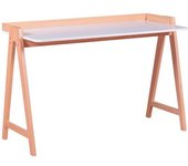 Nest dream Mesa de escritorio minimalista en madera de roble, blanco