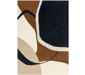 Novatrend Alfombra moderna tufted a mano en lana  marrón 120x170 cm