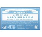 Dr Bronners JABÓN EN PASTILLA BEBÉS SIN PERFUME 140g