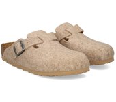 Birkenstock Zuecos Mujer - Beige Talla 36