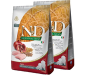 Pack 2 x 12 Kg Pienso Farmina Nd Dog Ancestral Grain Free Puppy Medium Maxi Para Perros Con Pollo Pack 2 X 12 Kg