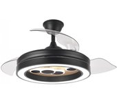 Ventilador de techo led aspas plegables cupido cct smart (55w)