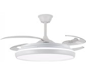 Ventilador led aspas retráctiles charly l cct dim (80w)