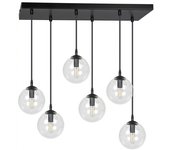 Regleta de techo sagan transparente (6 luces)