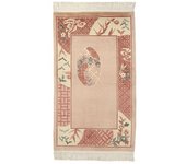 Anudada a mano . Origen: China 91X152 Alfombra China 90 Line Alfombra Oriental Marrón/Naranja (Lana, China)