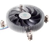 SST-NT07-115X sistema de refrigeración para ordenador Conjunto de chips Enfriador 8 cm Negro, Metálico, Disipador de CPU