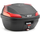 GIVI B37N Blade Monolock Top Case con placa - Negro Rojo