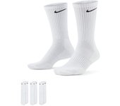 Nike - Calcetines Everyday Cushioned (3 Pares), Unisex, White, S [34 - 38]