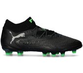 Puma - Bota de fútbol Future 8 Ultimate AG, Unisex, Black-Silver-Fluo Green, 6.5 UK