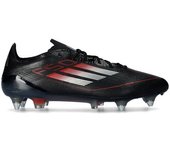 Adidas - Bota de fútbol F50 Elite SG, Unisex, Core Black-Iron Met-Lucid Red, 8,5 UK
