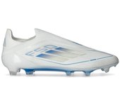 Adidas - Bota de fútbol F50 Elite LL FG, Unisex, White-Pearl Met-White, 9 UK