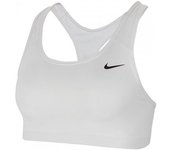 Nike - Sujetador Swoosh Non-Padded Mujer, Mujer, White-Black, XS