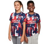 Nike - Camiseta PSG Pre-Match 2024-2025 Niño, Unisex, Midnight Navy-University Red-White, S