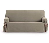 Eysa Funda de sofá dos plazas con lazos topo 140 - 180 cm