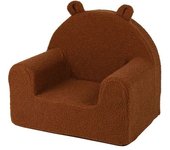 Maisons du Monde Sillón infantil de tela de rizo marrón
