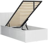 Petits meubles Cama canapé 90x200 con somier estratificado blanco