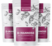 FutuNatura 3x D-manosa con arándano rojo, en total 750 g
