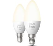 Philips Hue White Vela - Bombilla inteligente E14 - (paquete de 2)