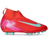 Nike - Bota de fútbol Air Zoom Mercurial Superfly 10 Academy AG Niño, Unisex, Ember Glow-Aurora Green, 5Y