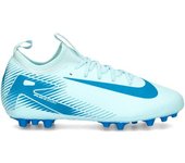 Nike - Bota de fútbol Air Zoom Mercurial Vapor 16 Academy AG Niño, Unisex, Glacier Blue-Black, 1Y