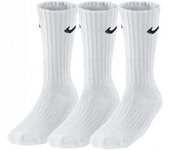 Nike - Calcetines Cushioned (3 Pares), Unisex, White, L [42 - 46]