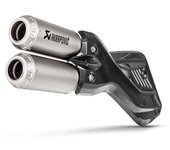 Akrapovic Silenciador trasero de titanio  Slip-On Line - Plata