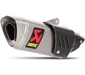 Akrapovic Silenciador trasero de titanio  Slip-On Line - Plata