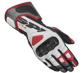 Spidi STR-6 Guantes de motocicleta - Negro Blanco Rojo (M)