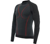 Dainese Thermo LS Camisa funcional - Negro Rojo (XL 2XL)