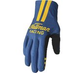 Thor Hallman Mainstay Guantes de motocross - Azul Amarillo