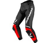 Spidi RR Pro 2 Pantalones de cuero moto - Negro Blanco Rojo (50)