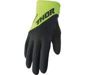 Thor Spectrum Cold Weather Guantes de motocross - Negro Verde (XS)