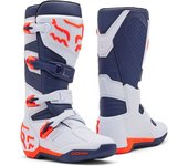 Fox Comp Botas de motocross - Blanco Azul (48)