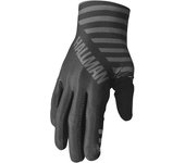 Thor Hallman Mainstay Stripe Guantes de motocross - Negro Gris (L)