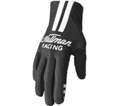 Thor Hallman Mainstay Guantes de motocross - Negro Blanco (XS)