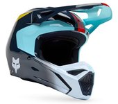 Fox V1 Elevated Casco de motocross juvenil - Azul (L)