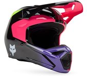Fox V1 Elevated Casco de motocross juvenil - Rosa (M)