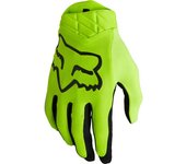 Fox Airline Guantes de Motocross - Negro Amarillo (2XL)