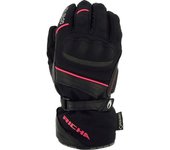 Richa Diana Gore-Tex Guantes de moto impermeables para mujer - Negro Rosa (L)