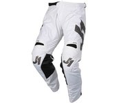 Just1 J-Force Terra Pantalones de Motocross - Gris Blanco (44)