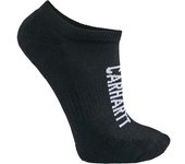 Carhartt Force Midweight Logo Low Cut Calcetines (3 pares) - Negro