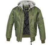 Brandit MA1 Sweat Chaqueta con capucha - Verde