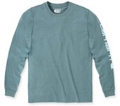 Carhartt Logo Longsleeve - Turquesa (XL)