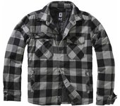 Brandit Lumber Chaqueta - Negro Gris (M)