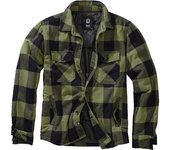 Brandit Lumber Chaqueta - Negro Verde (M)
